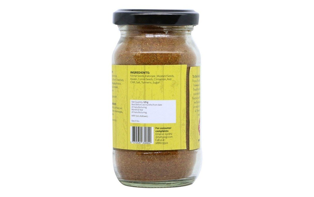 Nutty Yogi Bengali Spicemix    Glass Jar  125 grams